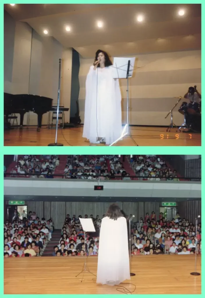 민희라 찬양콘서트-무대 위 전경