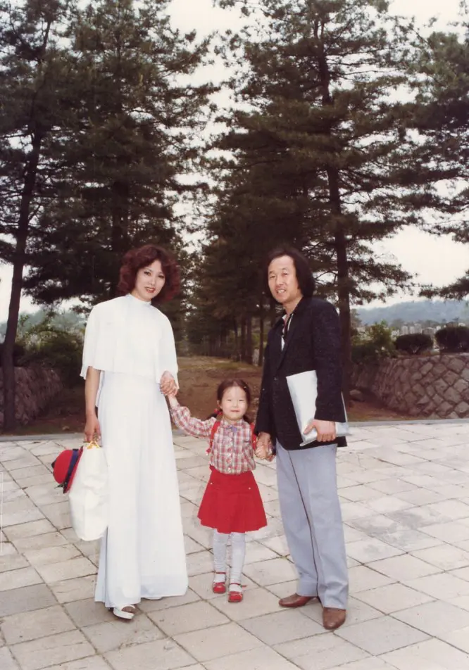 민희라 김일홍 김아람 어린시절 사진